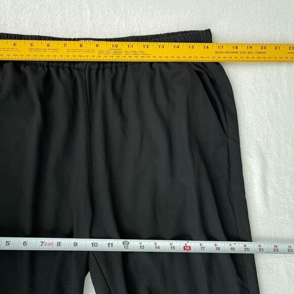 Marine Layer Re-Spun Allison Curved Hem Elastic Waist Pants‎ Women Black Medium - Picture 7 of 11